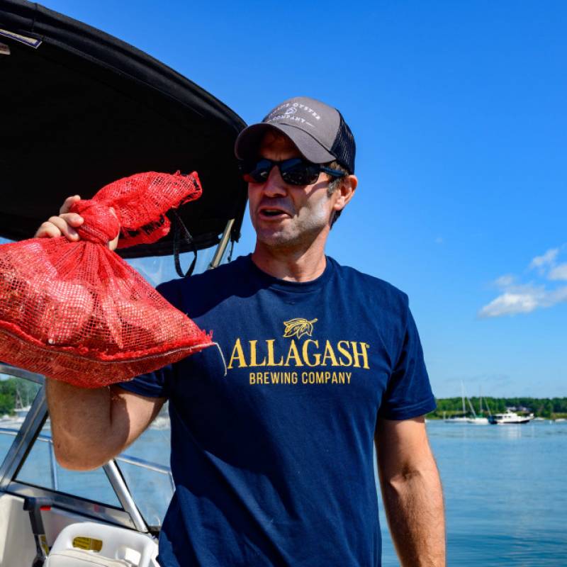 Farmer of Cape Smalls Oysters 