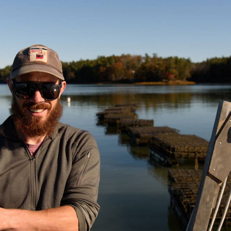 Farmer of Long Reach Oysters 