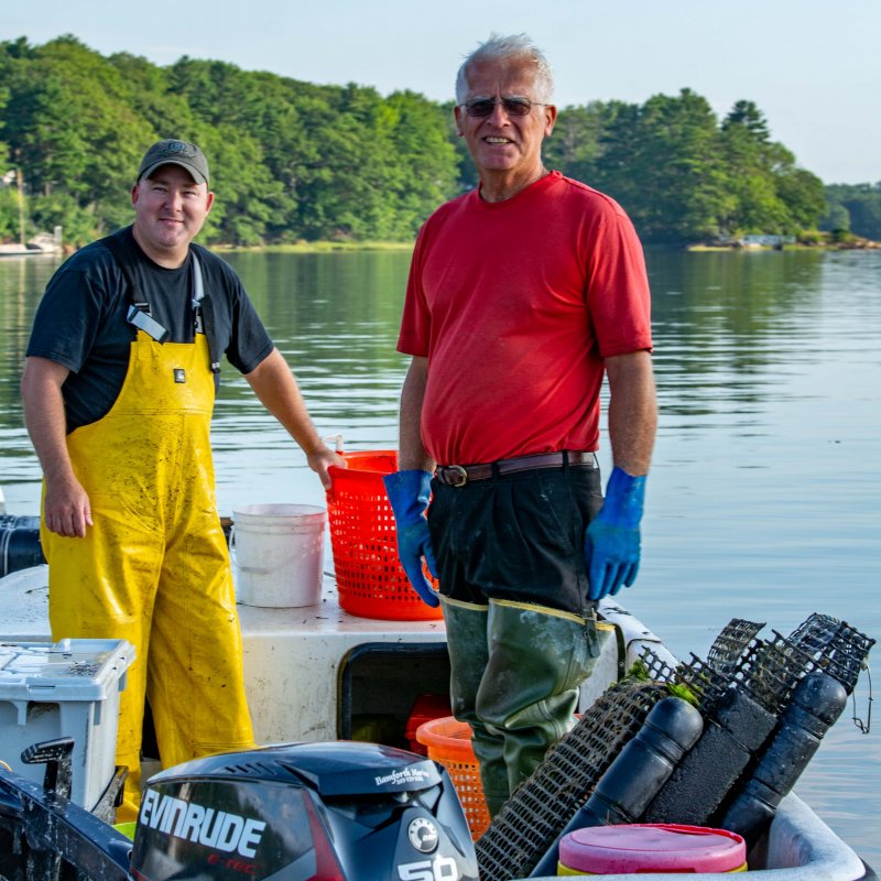 Farmer of Getchell's Ledge Oysters 