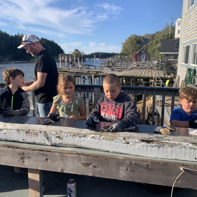 All ages shucking.. #obvi :)